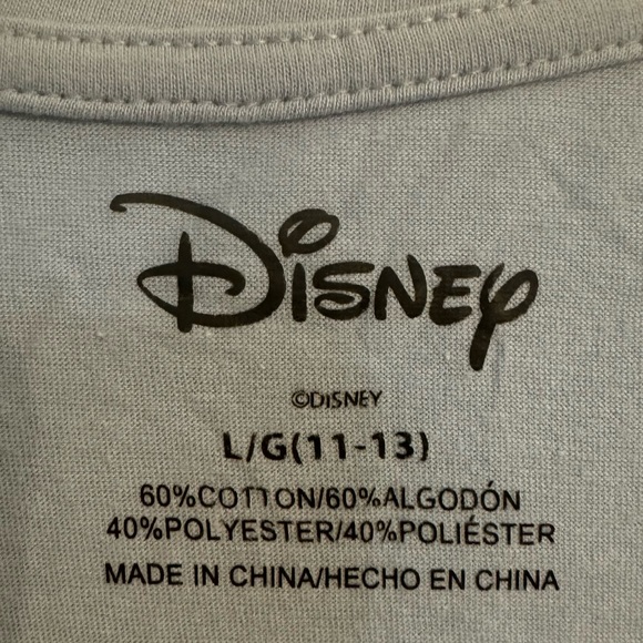 OHANA! Genuine Disney STITCH Sleeveless Tee juniors sz L (11-13) - Picture 2 of 5